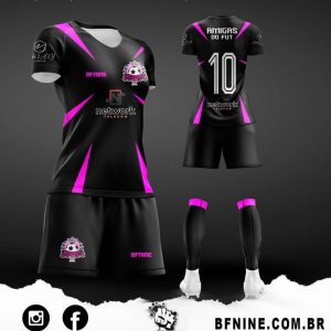 Pink & Black Volleyball Jersey – Stylish Energy & Performance